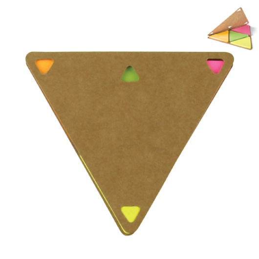 Natural Triangle Sticky Notepads